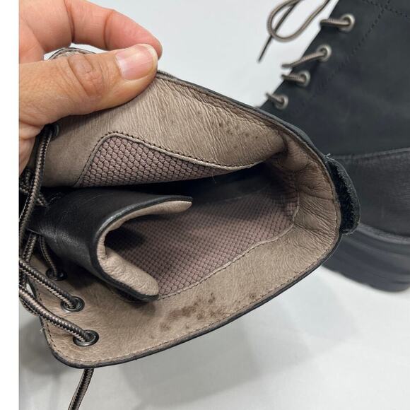 Women’s Bionica Black Leather Boots / Size-8.5 - Picture 8 of 10